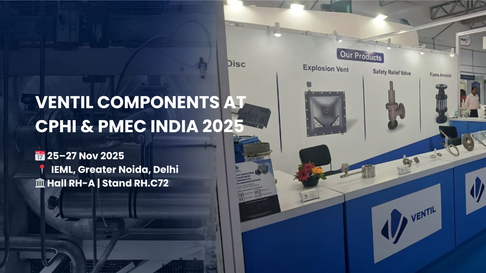CPHI & PMEC India Event | Ventil Components