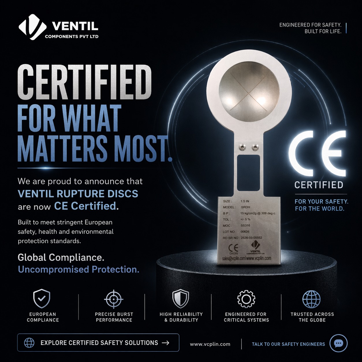 Ventil Certified