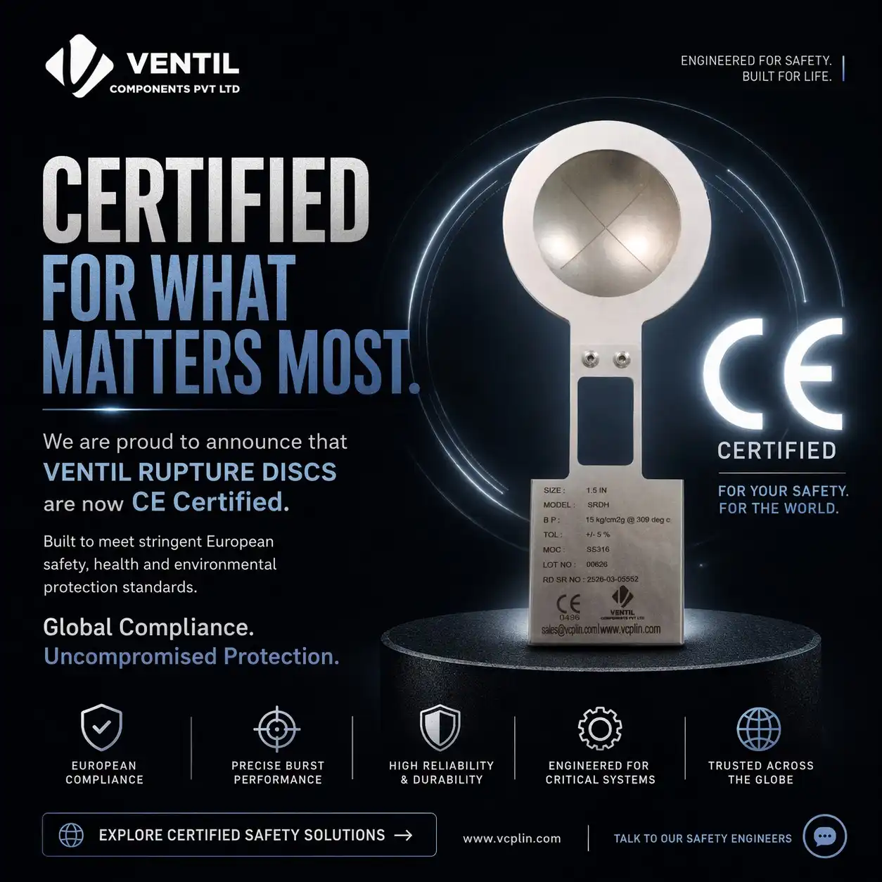 Ventil Certified