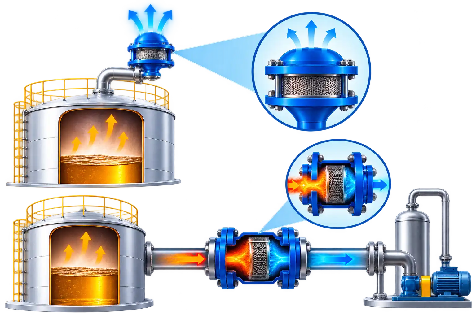 Choose the Right Flame Arrester Type