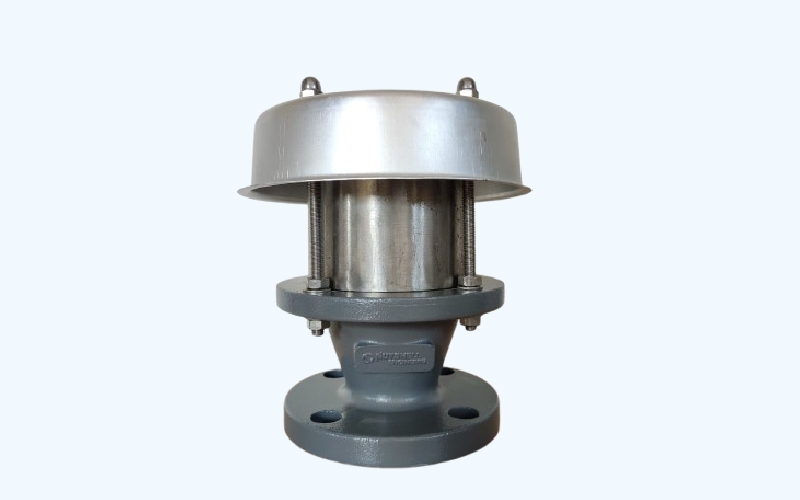 Flameless explosion venting system installed on an indoor enclosed conveyor handling combustible dust